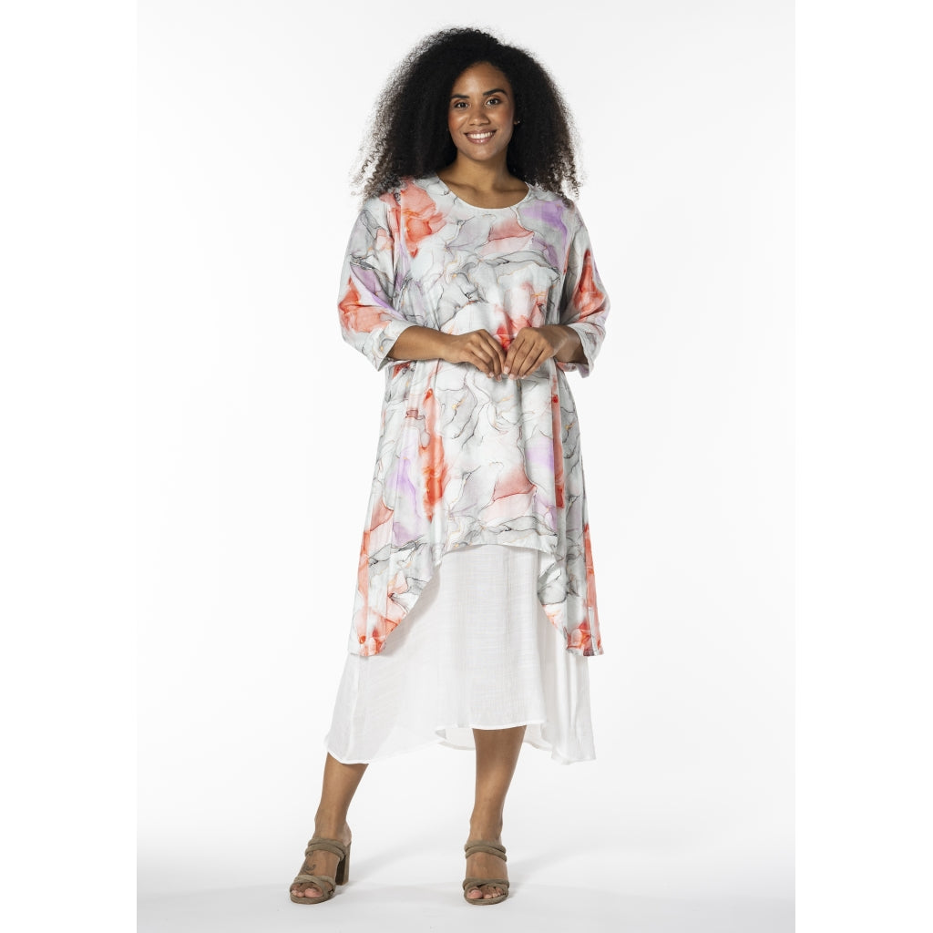 Studio SKebie Dress Dress Dusty pink, grey and gold + white