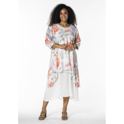Studio SKebie Dress Dress Dusty pink, grey and gold + white