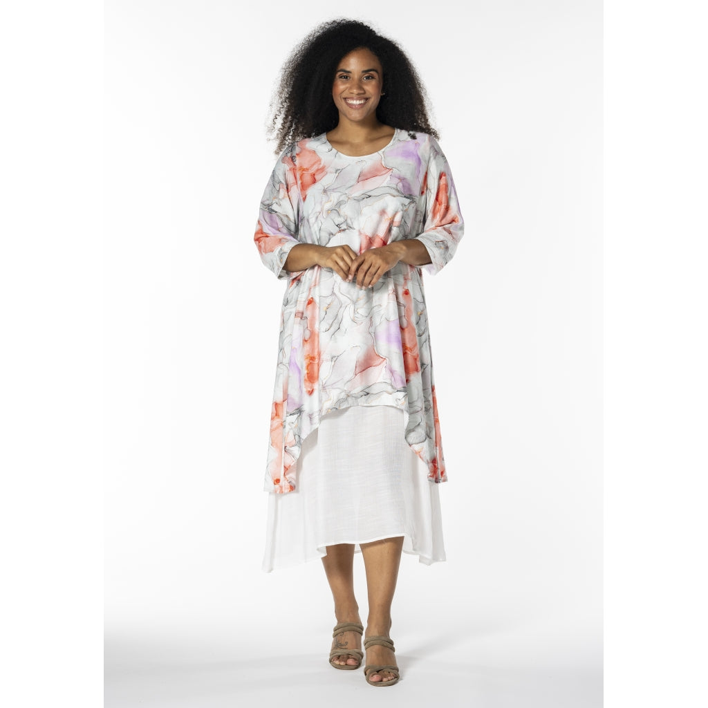Studio SKebie Dress Dress Dusty pink, grey and gold + white