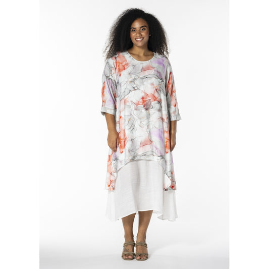 Studio SKebie Dress Dress Dusty pink, grey and gold + white