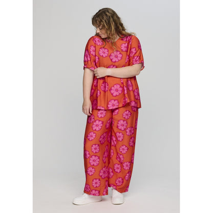Studio SKerry Blouse Blouse Orange with pink