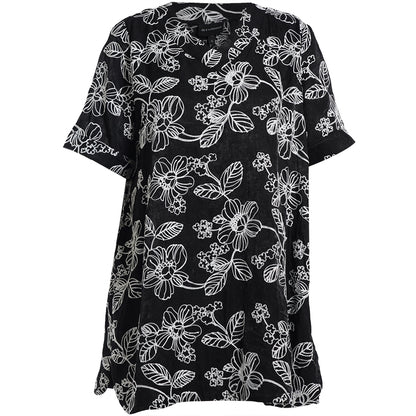 Studio SKira Shirt Shirt Black with white embroidery