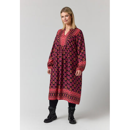 Studio SLaura Dress Dress Board black-pink and orange