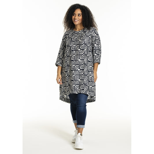 Studio SLonetta Dress Dress Navy/Off-White