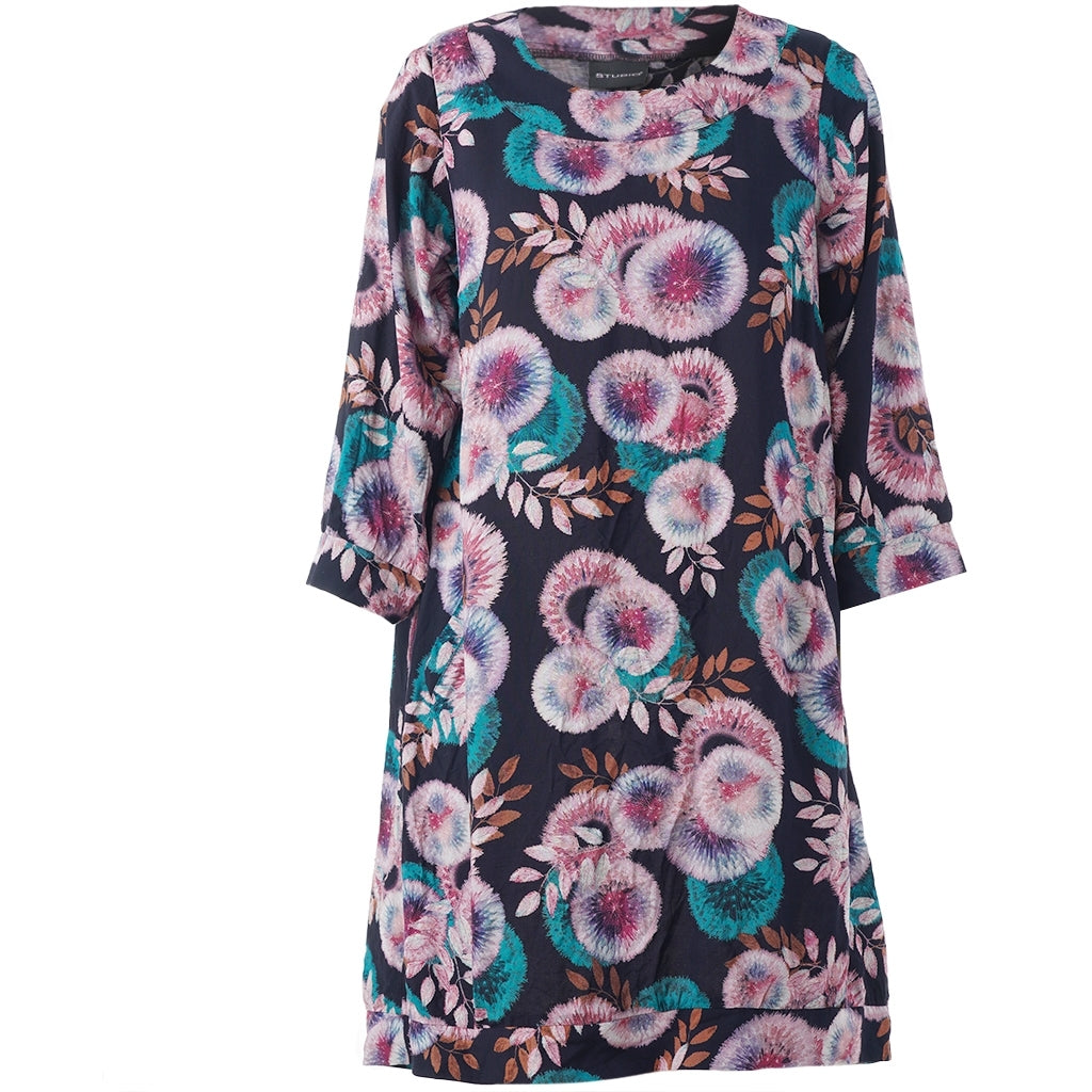 Studio SLonetta Dress with pockets Dress Big pink flowers