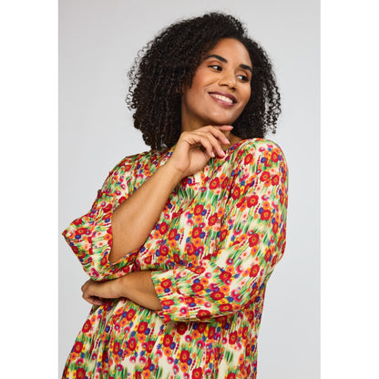 Studio SLonetta Dress with pockets Dress Red flower print