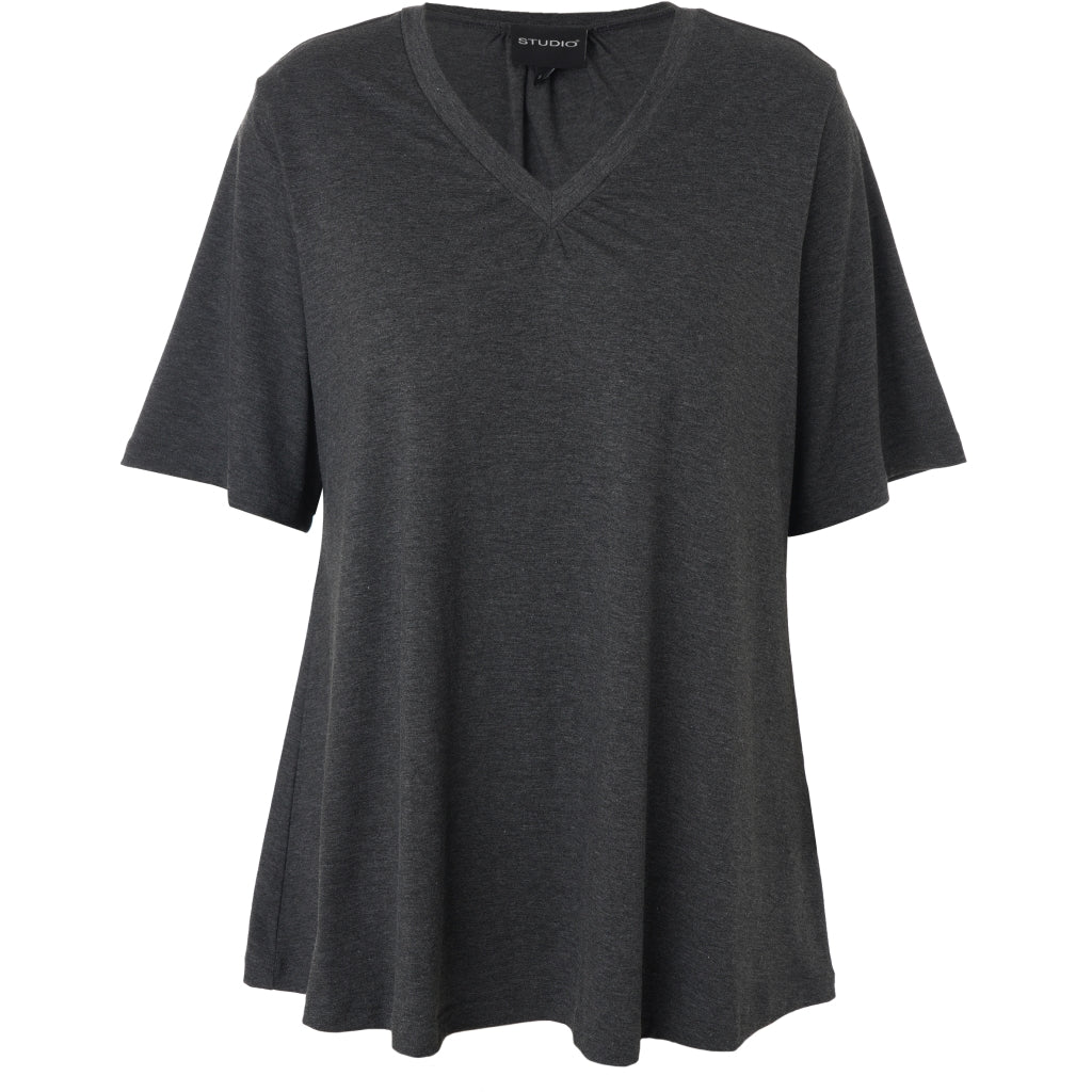 Studio SLykke T-shirt T-Shirt Grey Melange