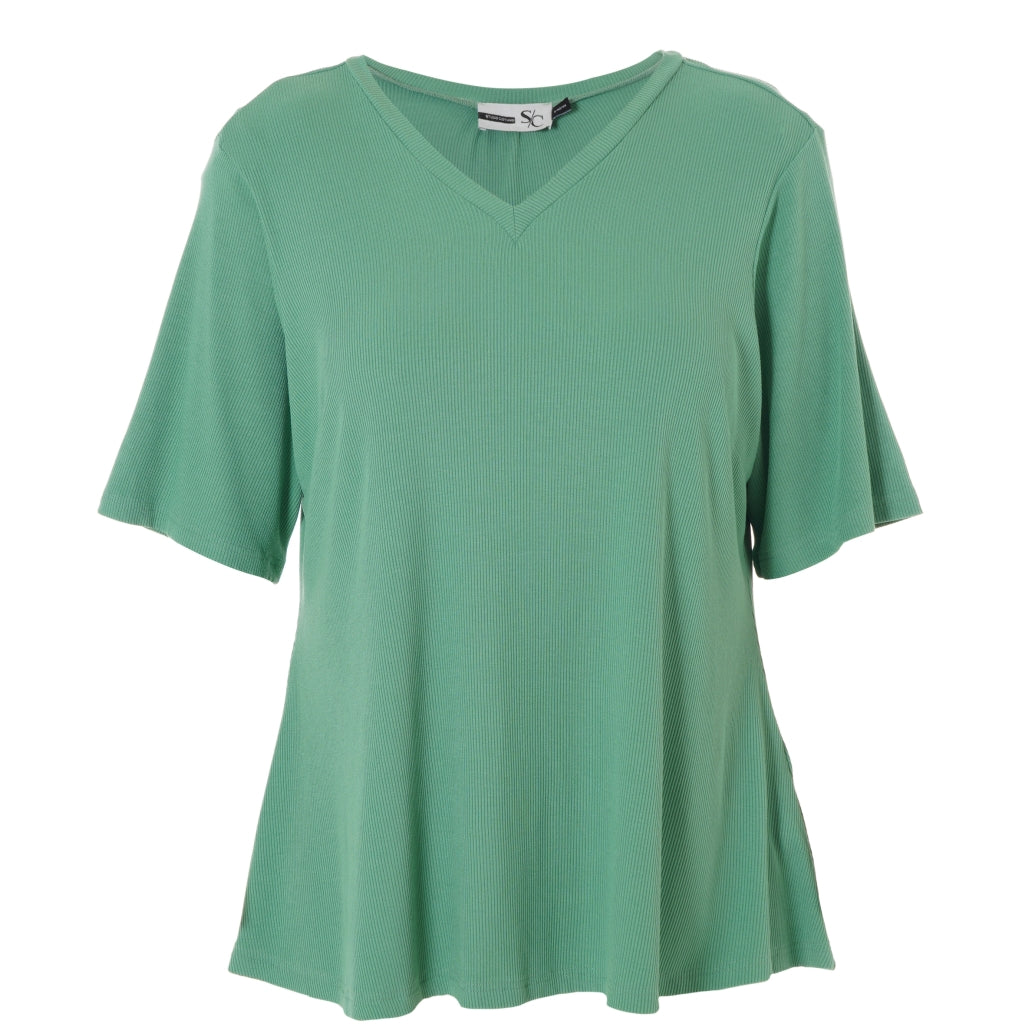 Studio SLykke rib T-shirt T-Shirt 42 Dusty green