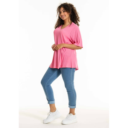 Studio SLykke rib T-shirt T-Shirt Pink