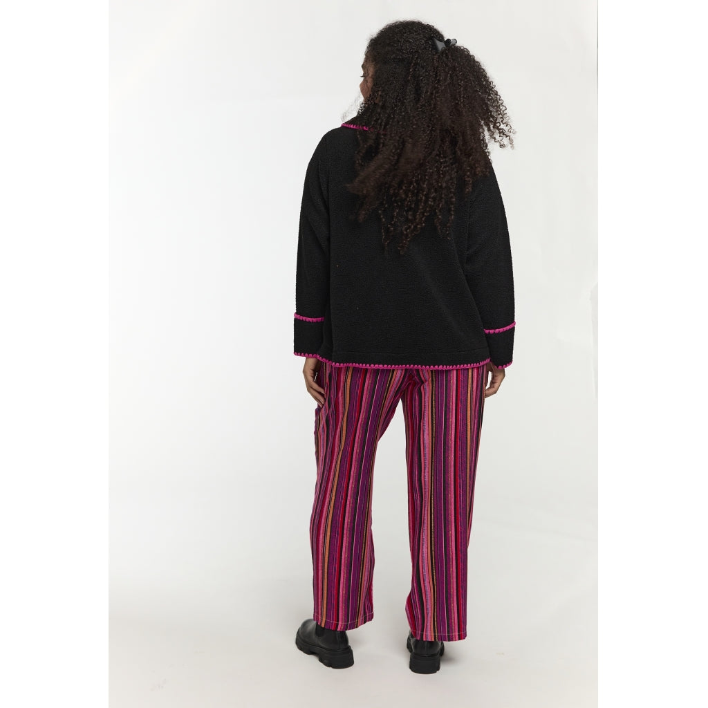 Studio SMaria Jacket Jacket Black with Pink