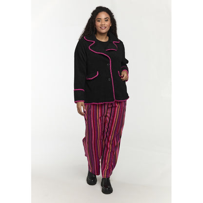 Studio SMaria Jacket Jacket Black with Pink