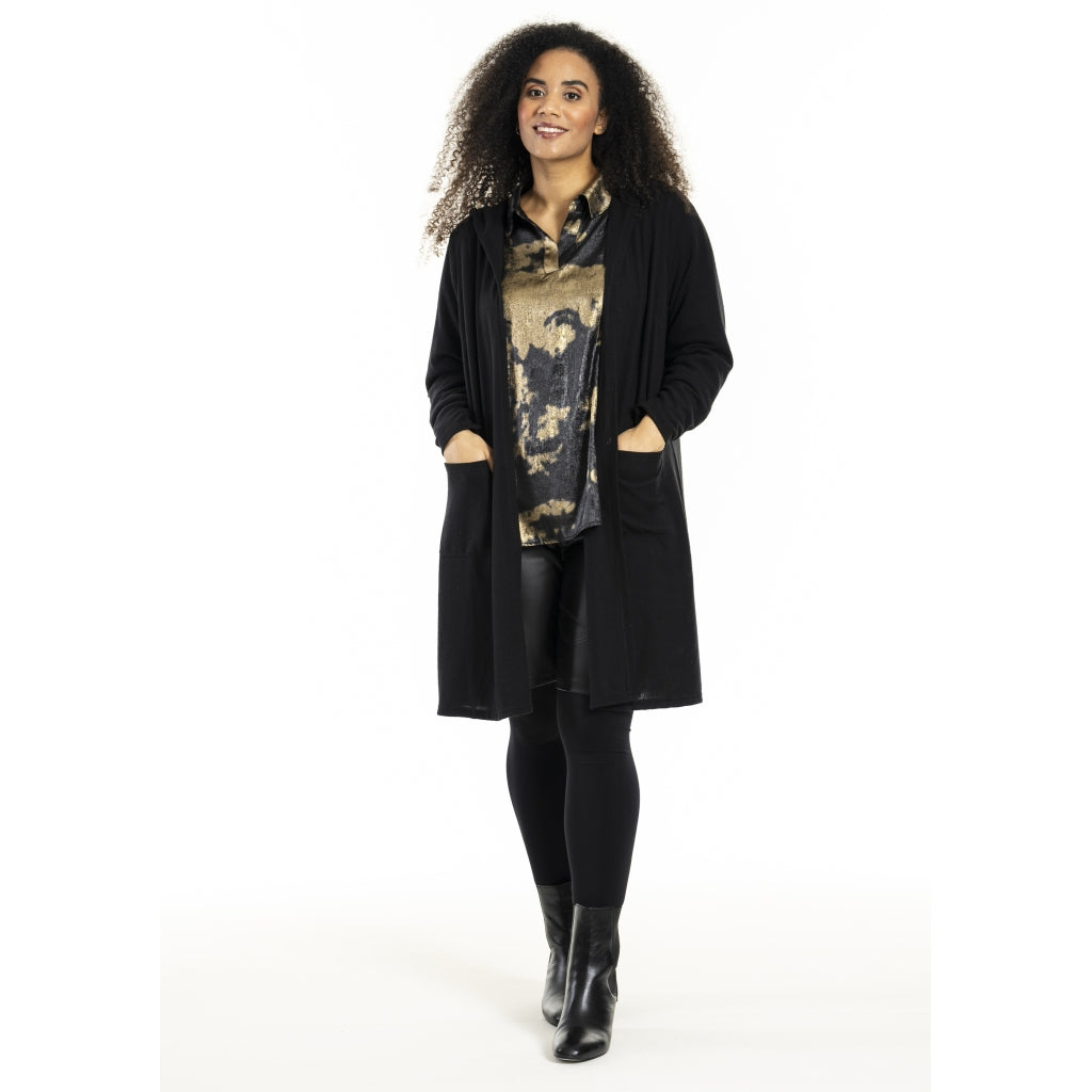 Studio SMarlene Cardigan Cardigan Black with Gold