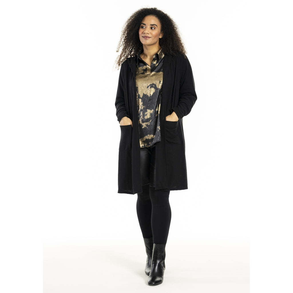 Studio SMarlene Cardigan Cardigan Black with Gold