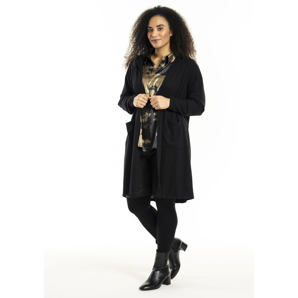 Studio SMarlene Cardigan Cardigan Black with Gold