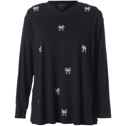 Studio SMella Blouse Blouse Black with white