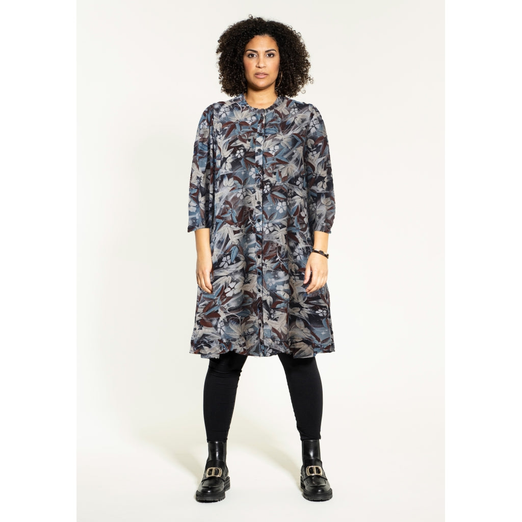 Studio SNanne Dress Dress Blue rusty leaves