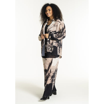 Studio SNatasja plisse trousers Trousers Black + leon face