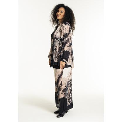 Studio SNatasja plisse trousers Trousers Black + leon face