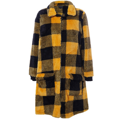 Studio SNellie Coat Coat Black/Yellow check