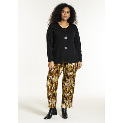 Studio SNianette Cardigan with hearts Cardigan Black