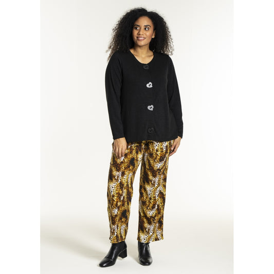 Studio SNianette Cardigan with hearts Cardigan Black