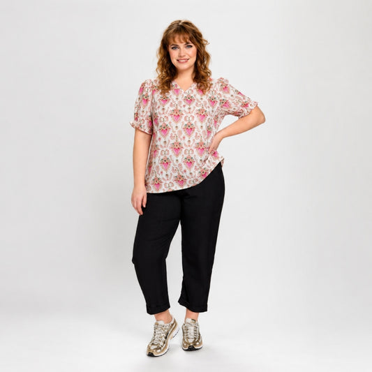 Studio SNicolina Blouse Blouse Pink diamant