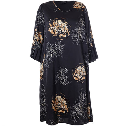 Studio SNoor Dress Dress Black with camel rose