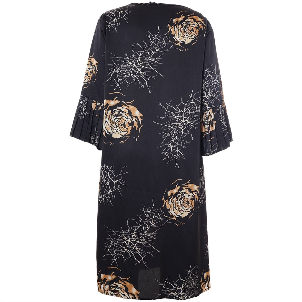 Studio SNoor Dress Dress Black with camel rose