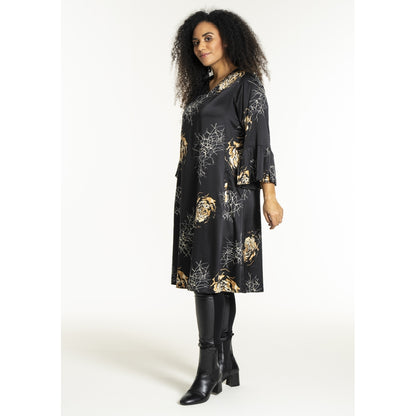 Studio SNoor Dress Dress Black with camel rose
