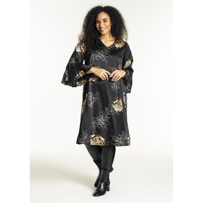 Studio SNoor Dress Dress Black with camel rose
