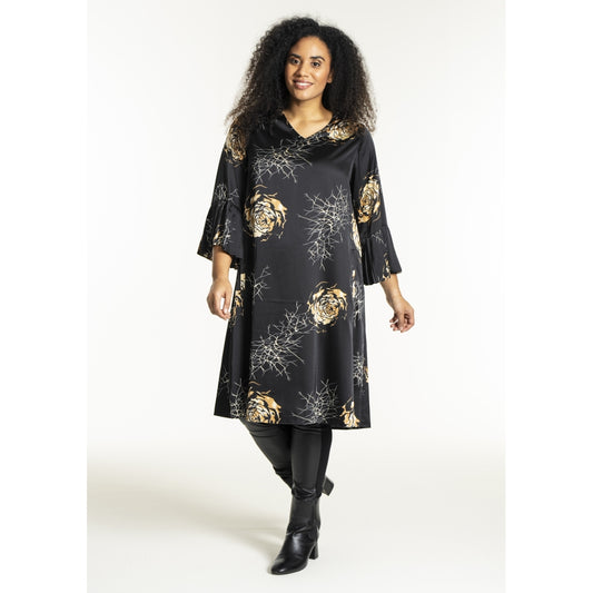 Studio SNoor Dress Dress Black with camel rose