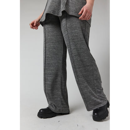 Studio SNovalie Trousers Trousers Grey Melange