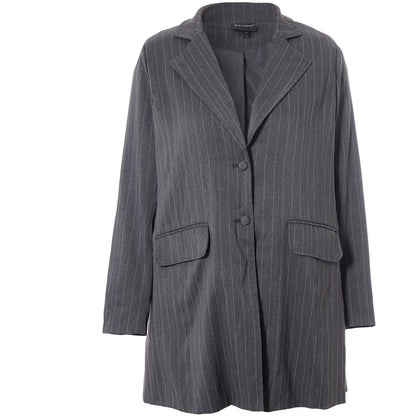 Studio SNyah business jacket Jacket Grey-white pinstripe