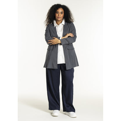 Studio SNyah business jacket Jacket Grey-white pinstripe