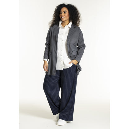 Studio SNyah business jacket Jacket Grey-white pinstripe