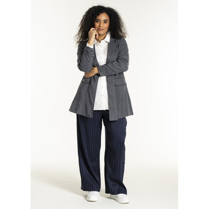 Studio SNyah business jacket Jacket Grey-white pinstripe