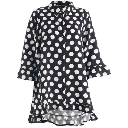 Studio SSilja Tunic Tunic Black with white dots