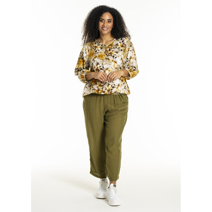 Studio SSine Blouse Blouse Green fall mix print