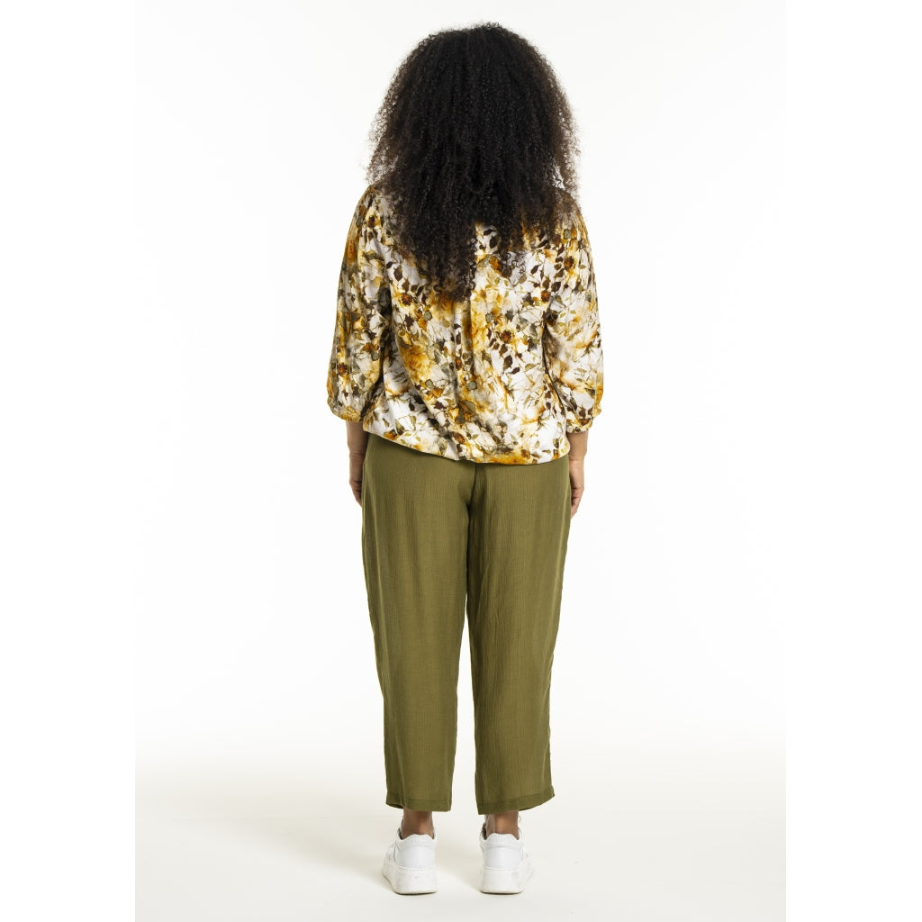 Studio SSine Blouse Blouse Green fall mix print