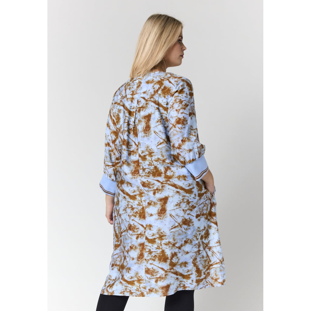 Studio SSolenne Tunic Tunic Light blue + brown pattern
