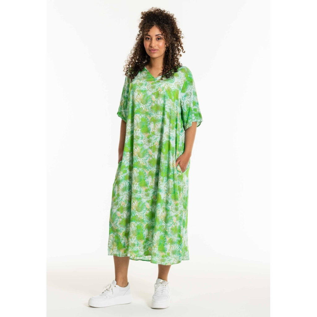 Studio SSolvej Dress Dress Green Flower