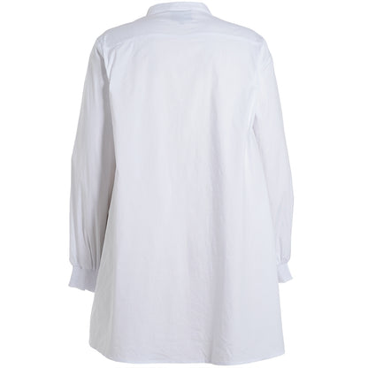 Studio SSvala White shirt with blue striped details Shirt White with blue details