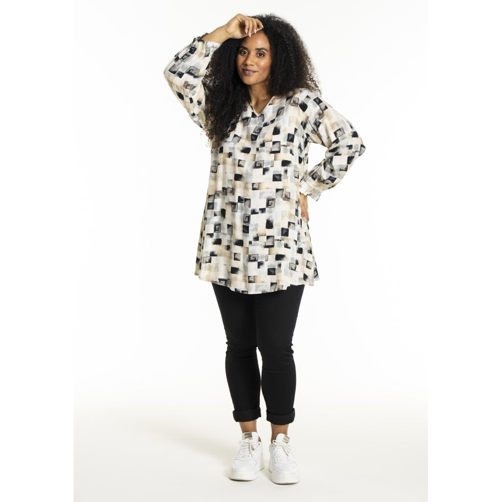 Studio STanja Tunic Tunic Sand melange mix boxes