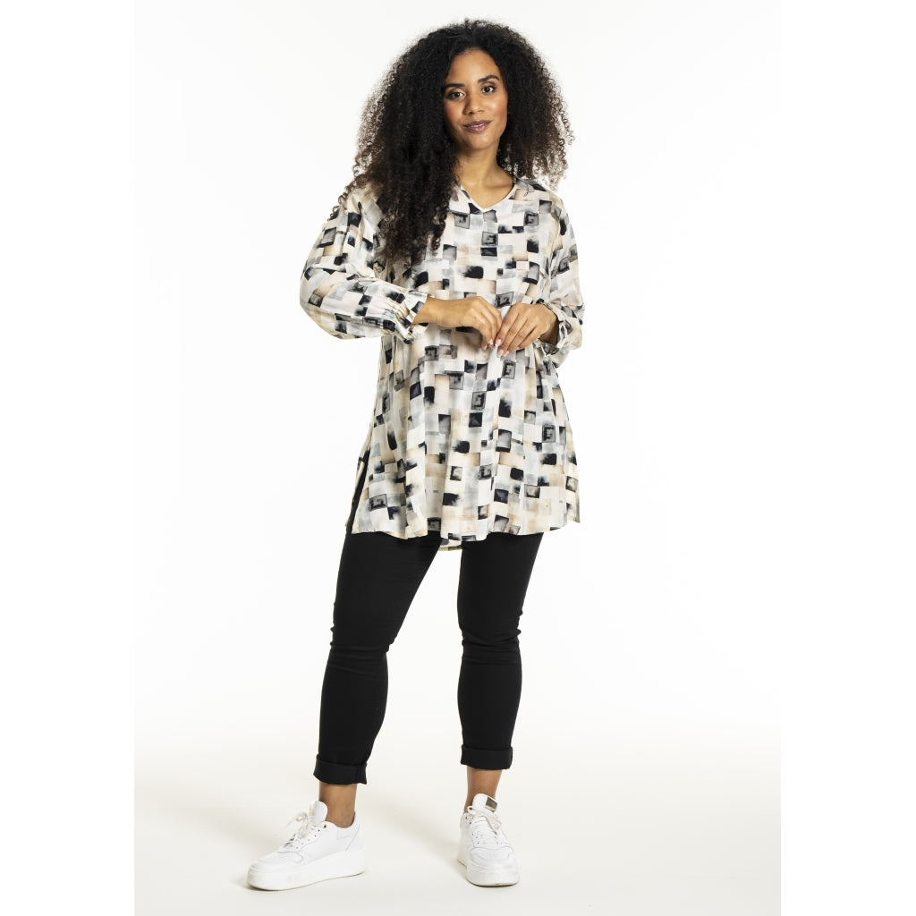 Studio STanja Tunic Tunic Sand melange mix boxes