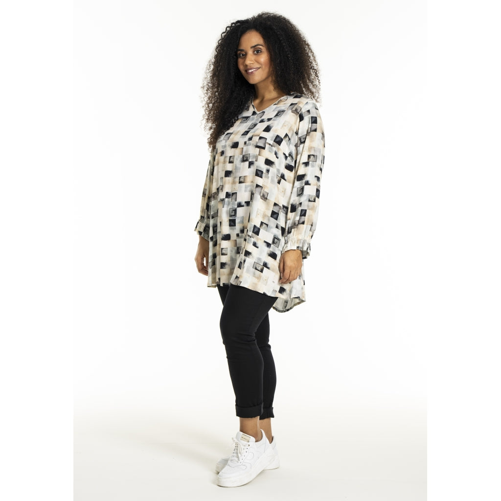 Studio STanja Tunic Tunic Sand melange mix boxes