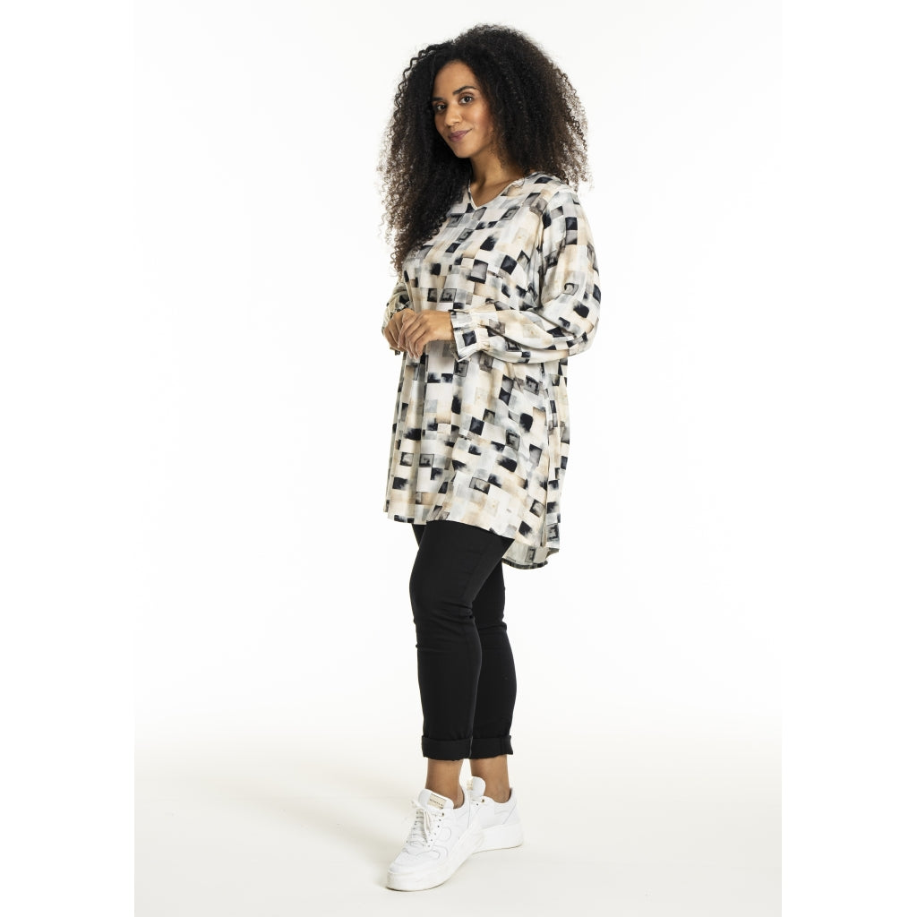 Studio STanja Tunic Tunic Sand melange mix boxes