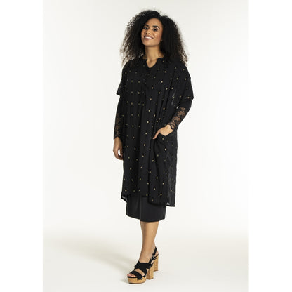 Studio SUlla Dress Dress Black with gold squares