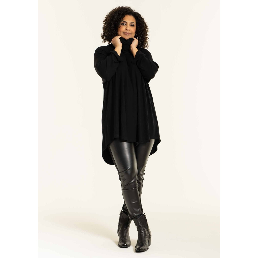 Studio SWanja Turtleneck Blouse Blouse Black