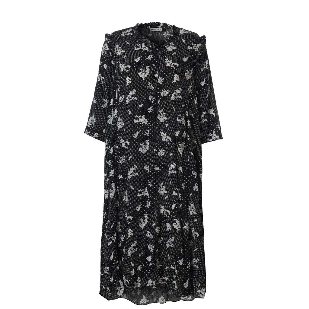 Studio Sally Long dress Dress Black/White Print