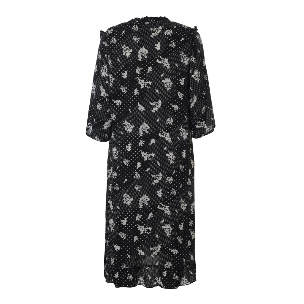 Studio Sally Long dress Dress Black/White Print